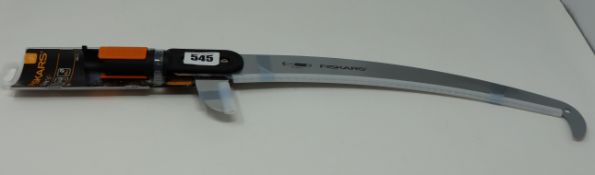 Six boxed as new Fiskars QuickFit Curved Saws (1000691).