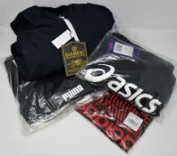 One as new Puma Essentials Men's Sweat black Bermuda size L. One as new Adidas M Core universal