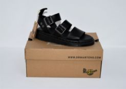 One as new Dr Martens black shore gryphon strap sandals size UK 5.