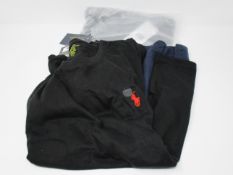 One as new Ralph Lauren blue t-shirt size M. One as new Ralph Lauren grey t-shirt size XL. One as