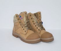 One as new Steel Blue Mens Work Boots Southern Cross Zip S3 size UK 11 (392661).