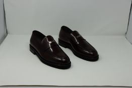 One as new Sergio Rossi Men's Black Loafer size 9.