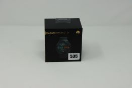 One boxed as new Huawei Watch GT 2e in graphite black.