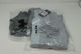One as new Under Armour Men's UA Tech 2.0 Full Zip Hoodie size XS (Colour: grey). One as new Under