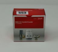 Ten boxed as new Danfoss radiator thermostats RAS-C2 combi (013G6008).