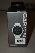 A boxed as new Garmin Vivoactive 3 GPS sport smartwatch.