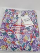 One as new Faithfull The Brand Net Sustain Marie-Louise Floral-print Crepe Midi Dress In Lilac