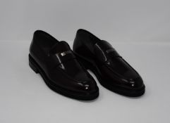 One as new Sergio Rossi Men's Black Loafer size 9.