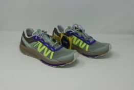 One as new Salomon Ultra Raid Adv size UK 8.5 (some marks on the front right shoe).