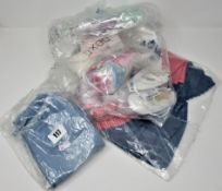 One as new Next jeans (6-9 months). One as new Next Denim top with striped leggings (6-9 months).