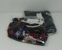 One as new French Connection Liliana Cupro Jersey V Neck Midi Dress size 10 (71NXI). One as new