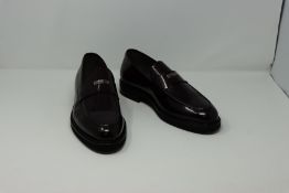 One as new Sergio Rossi Men's Black Loafer size 10.5.