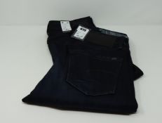 One as new G Raw high skinny women jeans (Colour: dark aged. Size 30/32. Model: 3301. Security tag