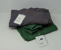 One as new Acne Studios bottle green frank stamp trousers (size unknown). One as new Acne Studios