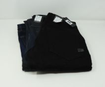 One as new G Raw women knee deep high skinny jeans (Colour: worn in tidal cobler. Size 28/30. Model: