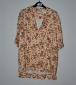 One as new Acne Studios Simon Fluid Flower Power Vacation Shirt (No tags. Size unknown).