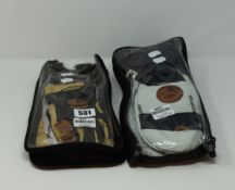 One pair of Baist Mitt System in white and navy (Size 90) and one pair of The Touring Baist in tan