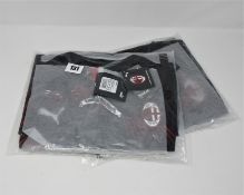 Two as new Puma 2019-2020 AC Milan Puma Third Football Shirt size M (755886 03).