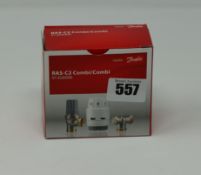 Ten boxed as new Danfoss radiator thermostats RAS-C2 combi (013G6006).