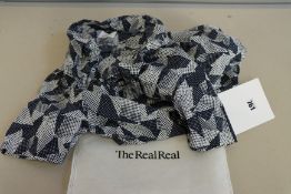 One Lanvin en Bleu white and blue shirt size 50.