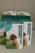 Fourteen boxed as new Pet Grooming Hair Clipper Kits.