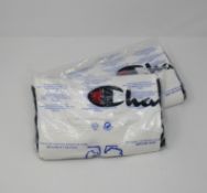 Two as new Champions Half Zip-Up Colour Block Wraparound Logo Hoodie size S.