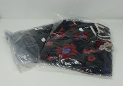 One as new French Connection Liliana Cupro Jersey V Neck Midi Dress size 8 (71NXI). One as new