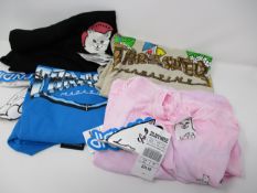 One as new Ripndip Don't be a Pussy black t-shirt size S. One as new Ripndip Liberty Pink Mineral