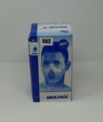 Six boxes of twenty as new Moldex 2405-15 cupped FFP2 dust masks.