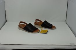 One as new Strive Mara black sandals size UK 5.