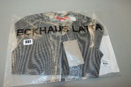 One as new Eckhaus Latta Burnout tee size M.