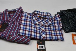 One men's as new Ben Sherman House Checked Long Sleeved shirt size M. One men's as new Ben Sherman