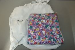 One as new Faithfull The Brand Net Sustain Marie-louise Floral-print Crepe Midi Dress In Lilac