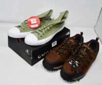 One as new Skechers Relaxed Fit: Relment - Semego shoes size UK 8. One men's as new Converse khaki