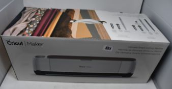 A boxed as new Cricut maker machine (Champagne).