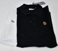 One men's Dior Homme black polo shirt size S.