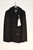 One as new Gloverall Admirality Black Peacoat size S (MC3218EM-CPC).