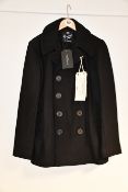 One as new Gloverall Admirality Black Peacoat size S (MC3218EM-CPC).