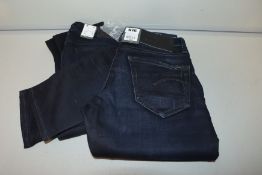 One as new G Raw High women skinny jeans (Colour: Dark aged. Size 27/30. Model: 3301. Some marks
