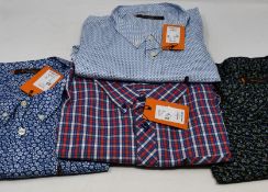 One men's as new Ben Sherman Script Long Sleeve Multi Colour Floral shirt size 3XL. One men's as new