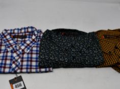 One men's as new Ben Sherman Short Sleeve Large Check shirt size L. One men's as new Ben Sherman