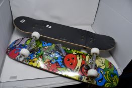 Five as new Eseewin skateboards in various designs.