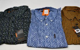 One men's as new Ben Sherman Short Sleeve Gingham shirt size L. One men's as new Ben Sherman Short