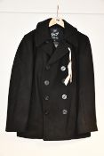 One as new Gloverall Admirality Black Peacoat size XS (MC3218EM-CPC).