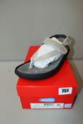 One as new Wolky Cebu Tresor Graffiti silver sandals size 39 (0088285).
