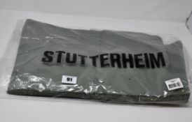 One as new Stutterheim Mosebacke Khaki Green size XS.