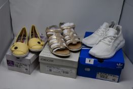 One as new Geox D Sand. Vega sand sandals size UK 5. One as new Adidas Swift run size UK 5 (