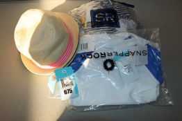 One women's as new Snapper Rock Waiheke Stripe Triangle Bikini Top size L. One women's as new