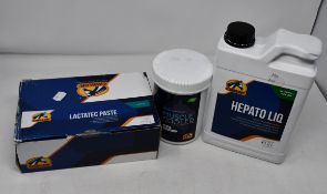 A quantity of Cavalor horse recovery products to include Cavalor Lactatec paste, one Cavalor