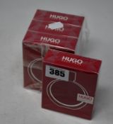 Four boxed as new Hugo Boss Woman eau de parfum (50ml).